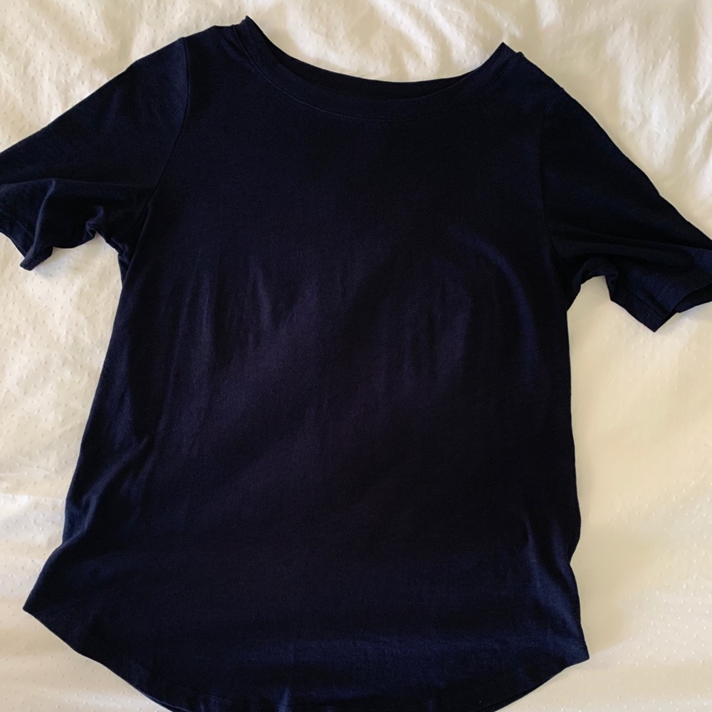 Loft vintage soft navy tee small